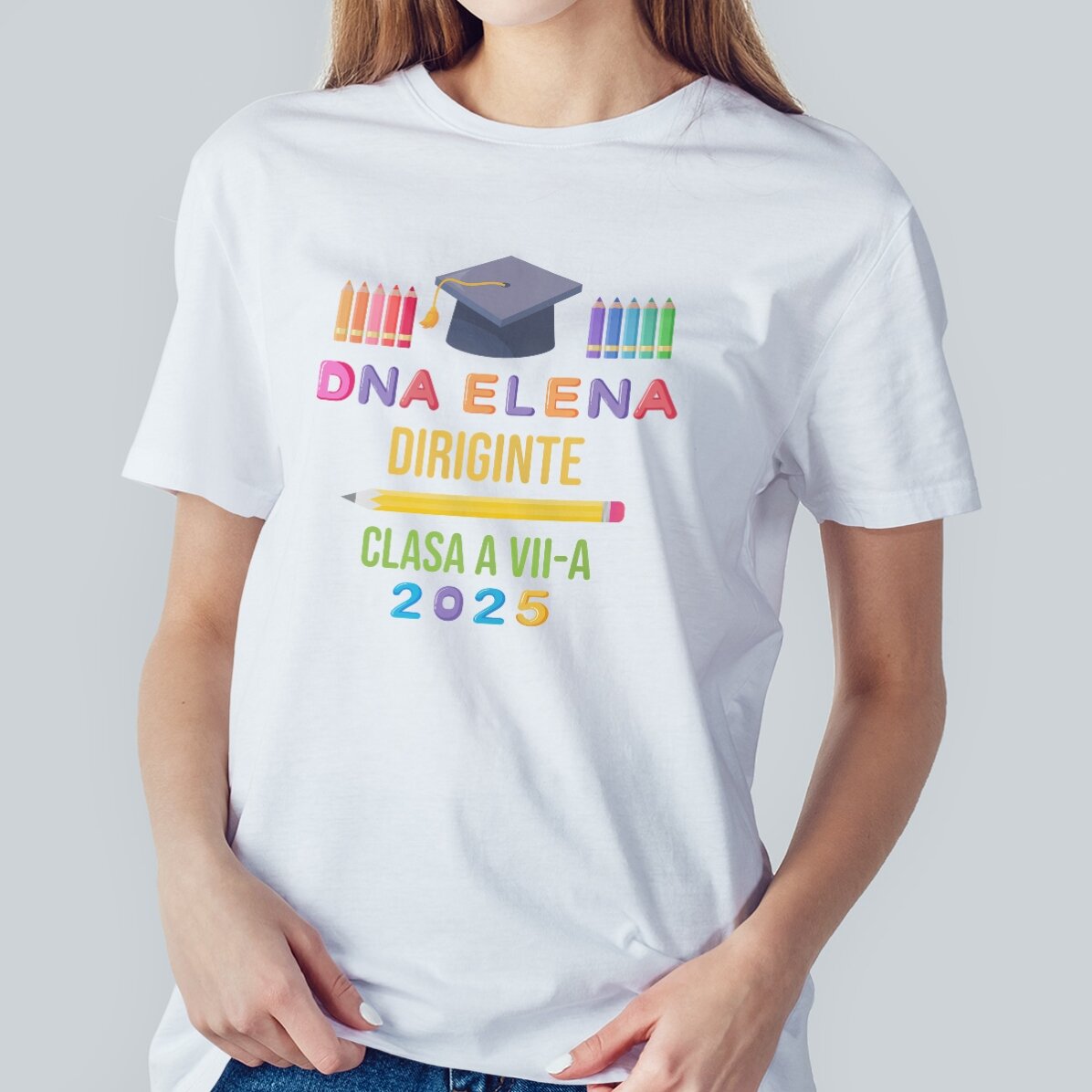 T-shirt met eigen tekst - Afstuderen
