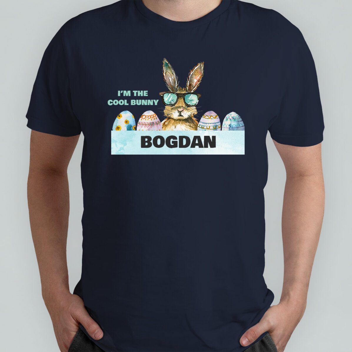 T-shirt met eigen tekst - Bunny