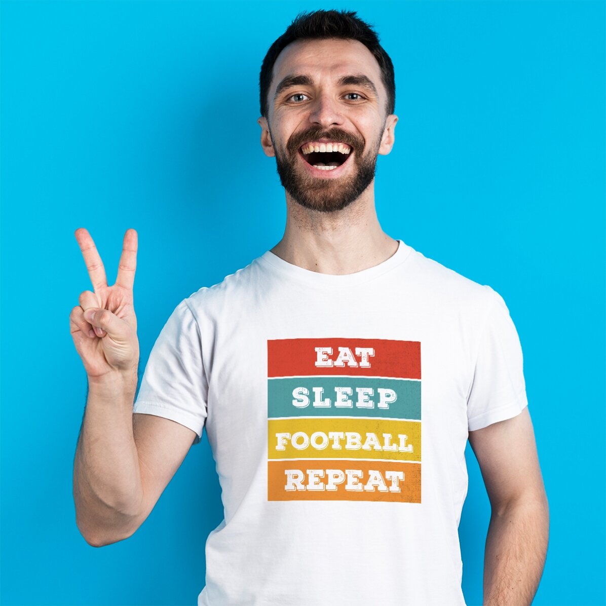 Personalised T-shirt with text - Eat. Sleep...