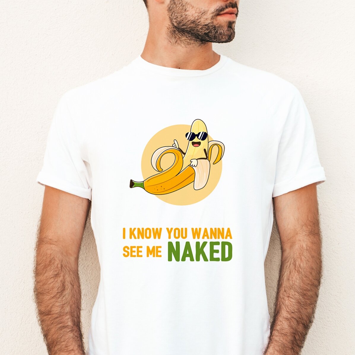 T-shirt met eigen tekst - Naked Banana