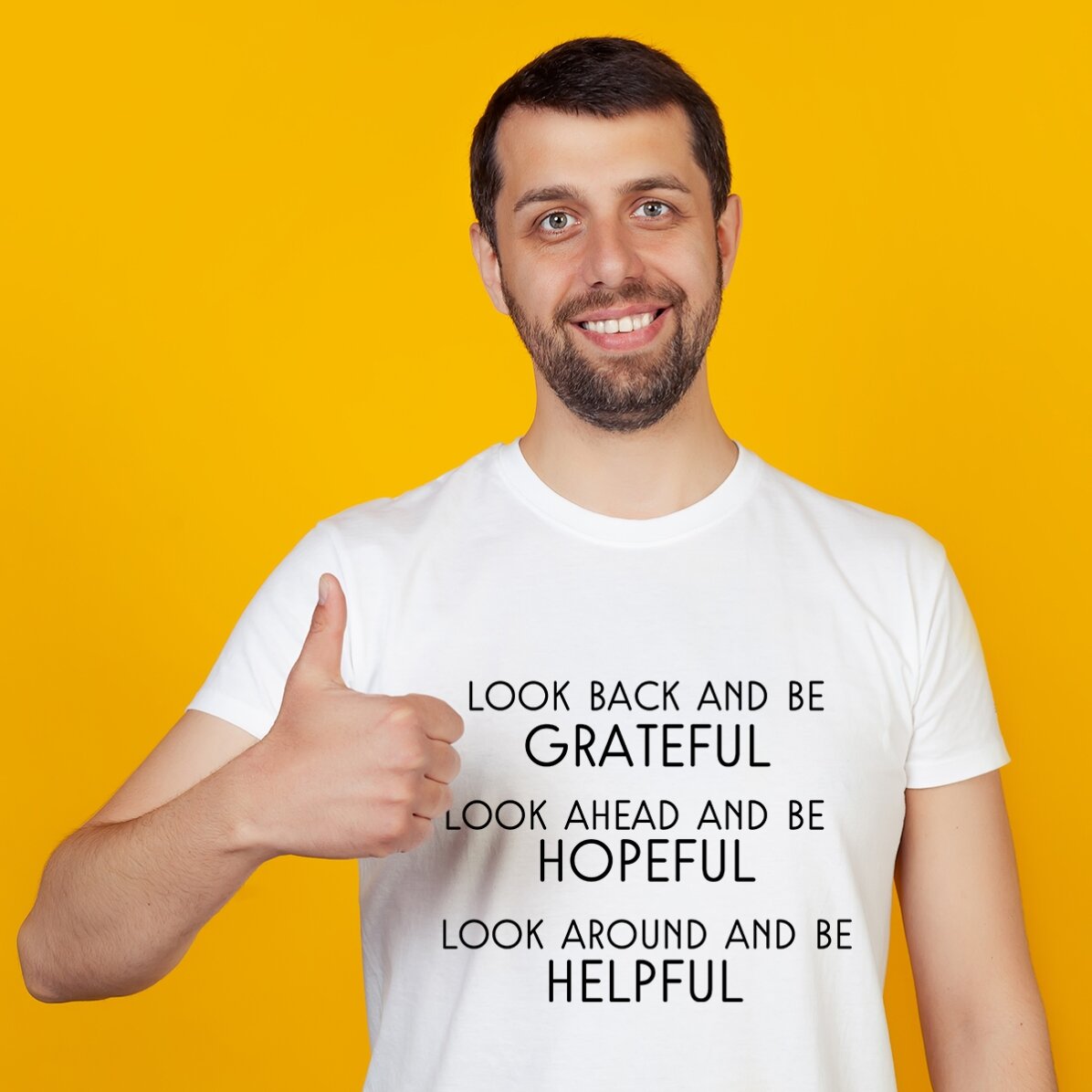 T-shirt met eigen tekst - portret