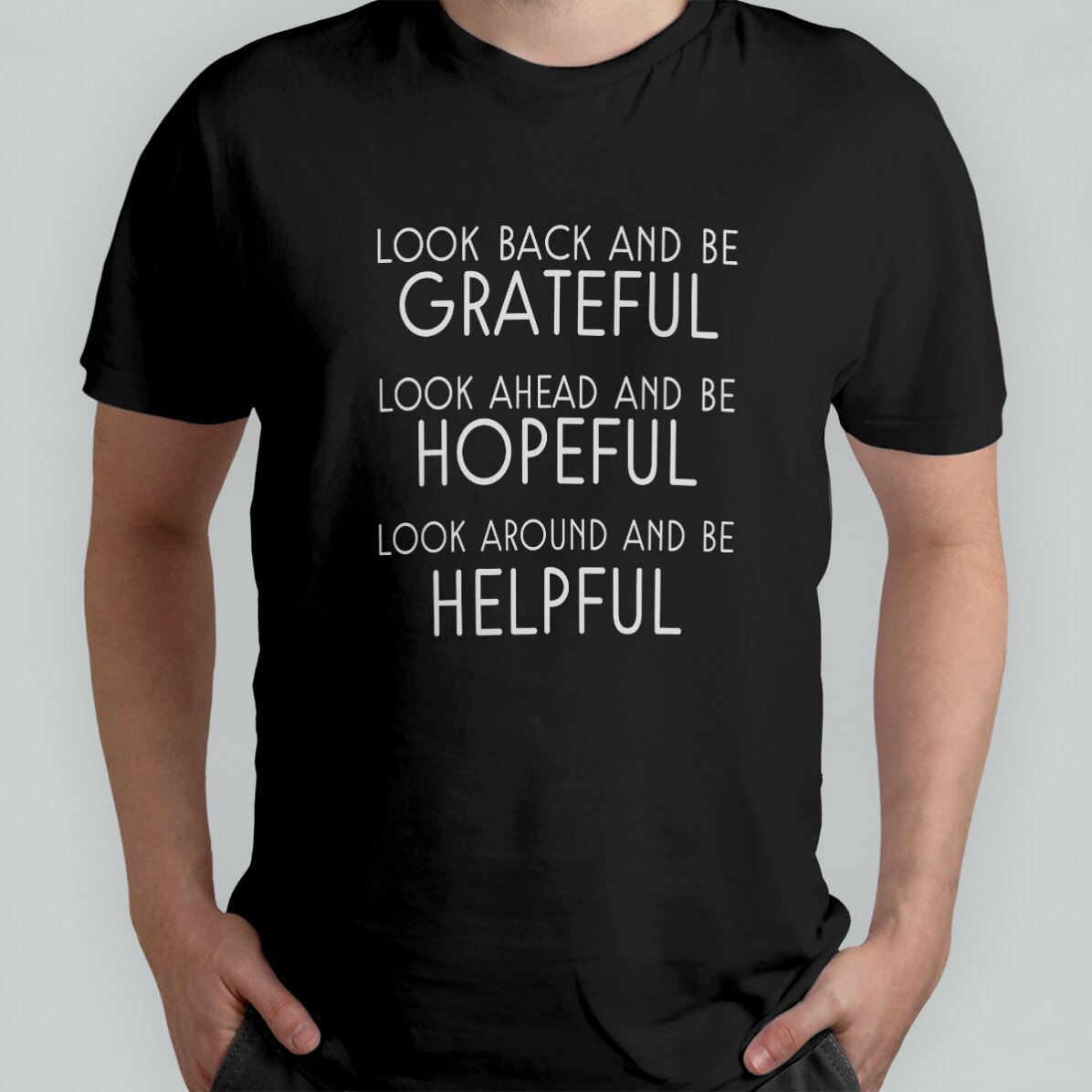 T-shirt met eigen tekst - portret