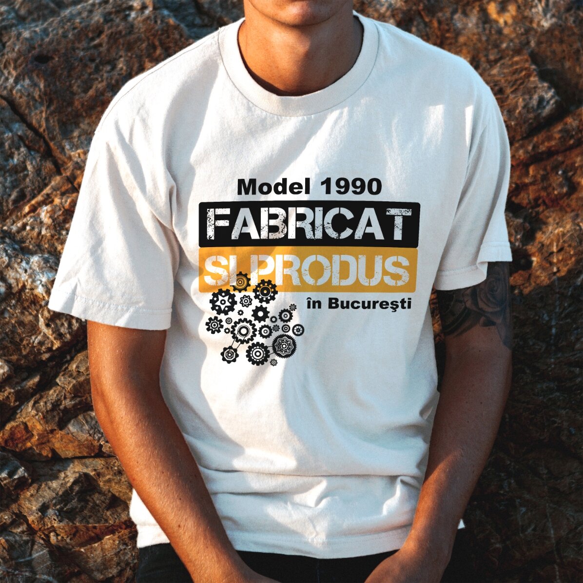 Gepersonaliseerd T-shirt - model Bouwjaar