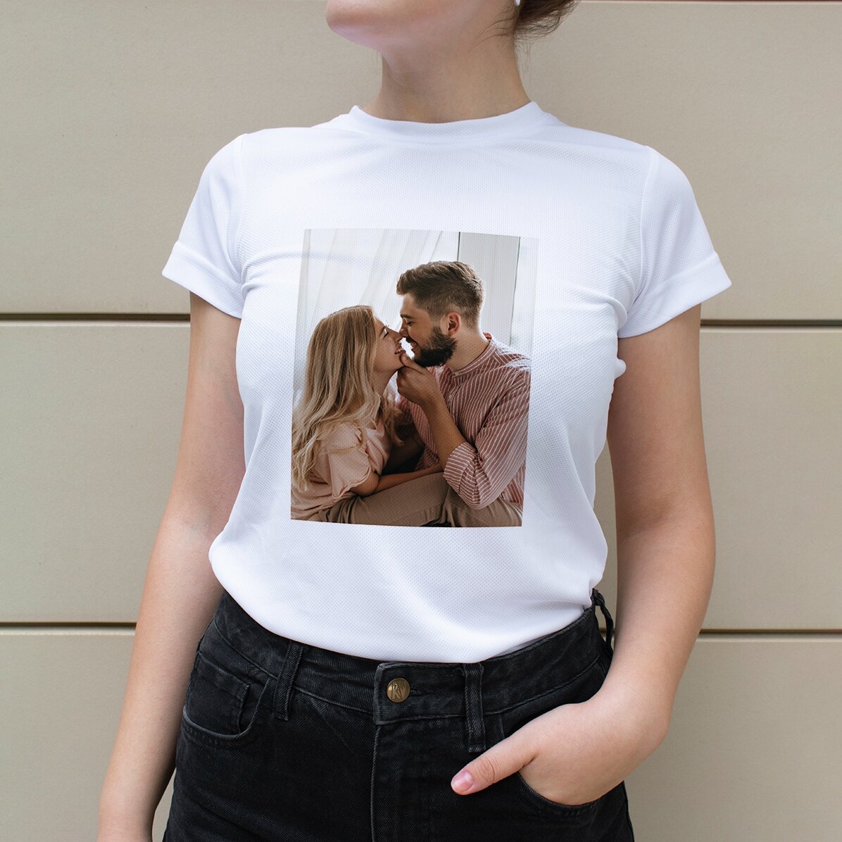 Gepersonaliseerd sportshirt met portretfoto