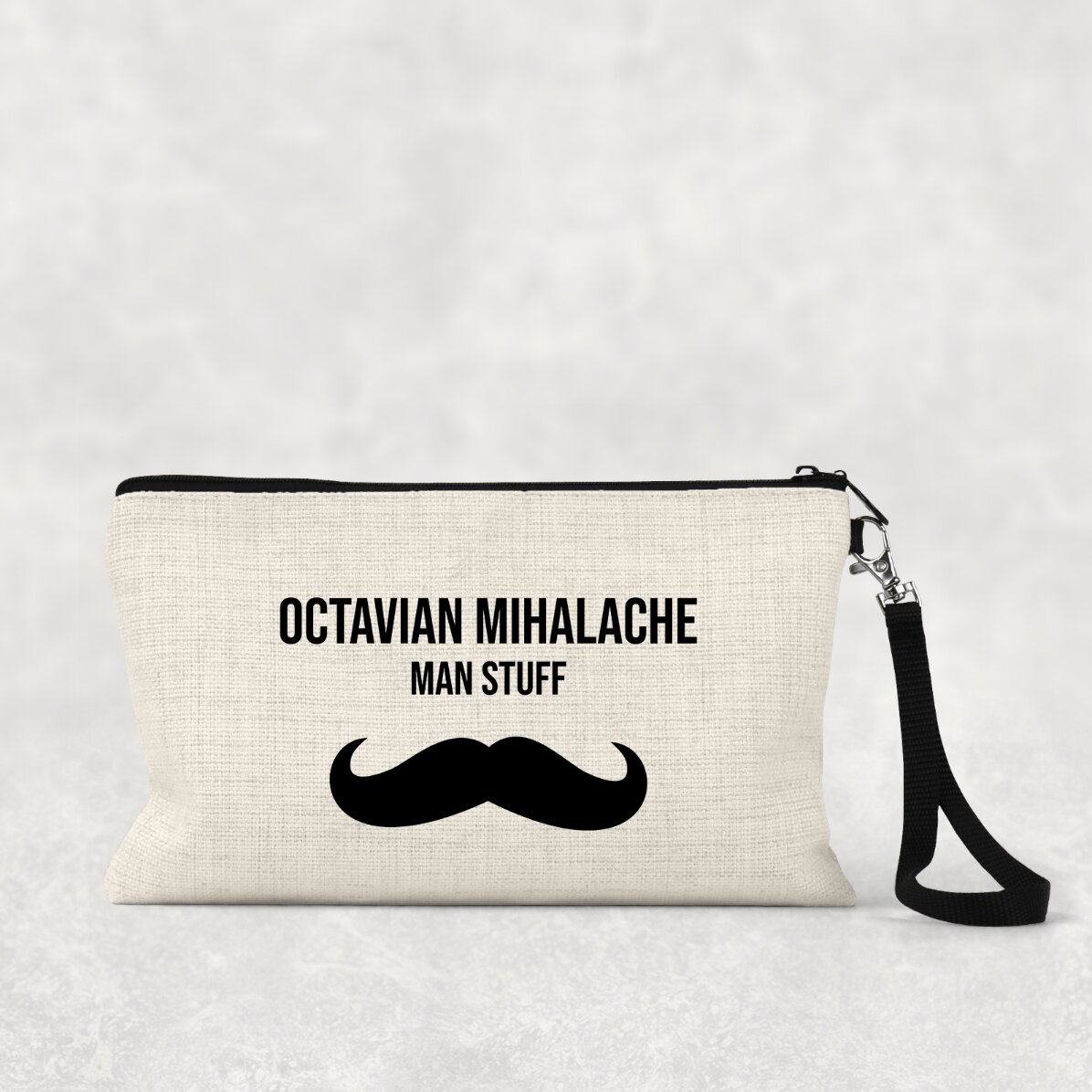 Accessoireset voor mannen, gepersonaliseerd met tekst - Moustache
