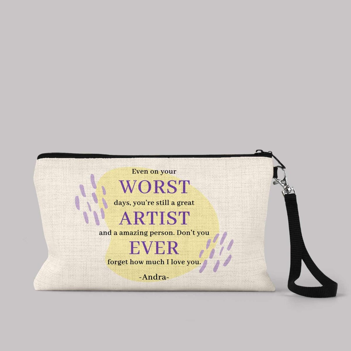 Accessoirepakket met gepersonaliseerde tekst - Artist