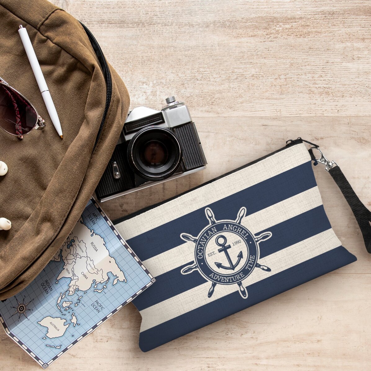 Accessoirepakket met gepersonaliseerde tekst - Marine 2