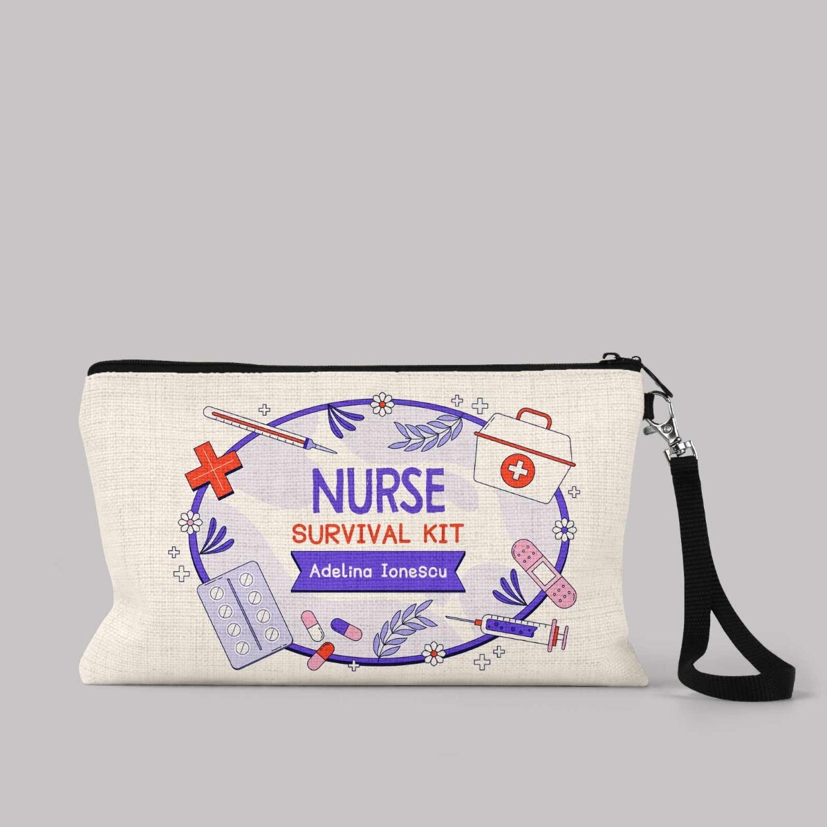 Op maat gemaakte accessoirekit met tekst - Survival Kit