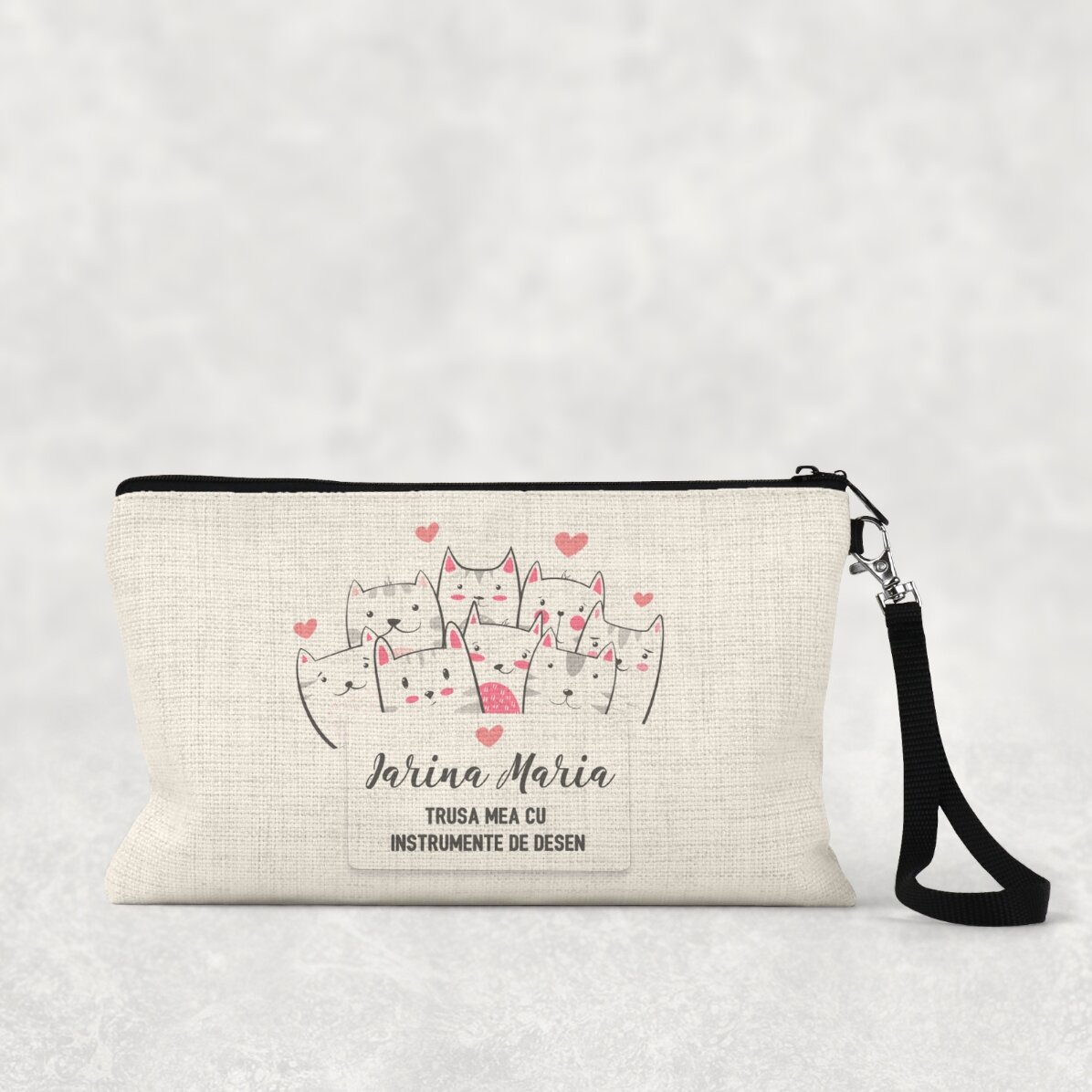 Personalised school kit with text - Kitty