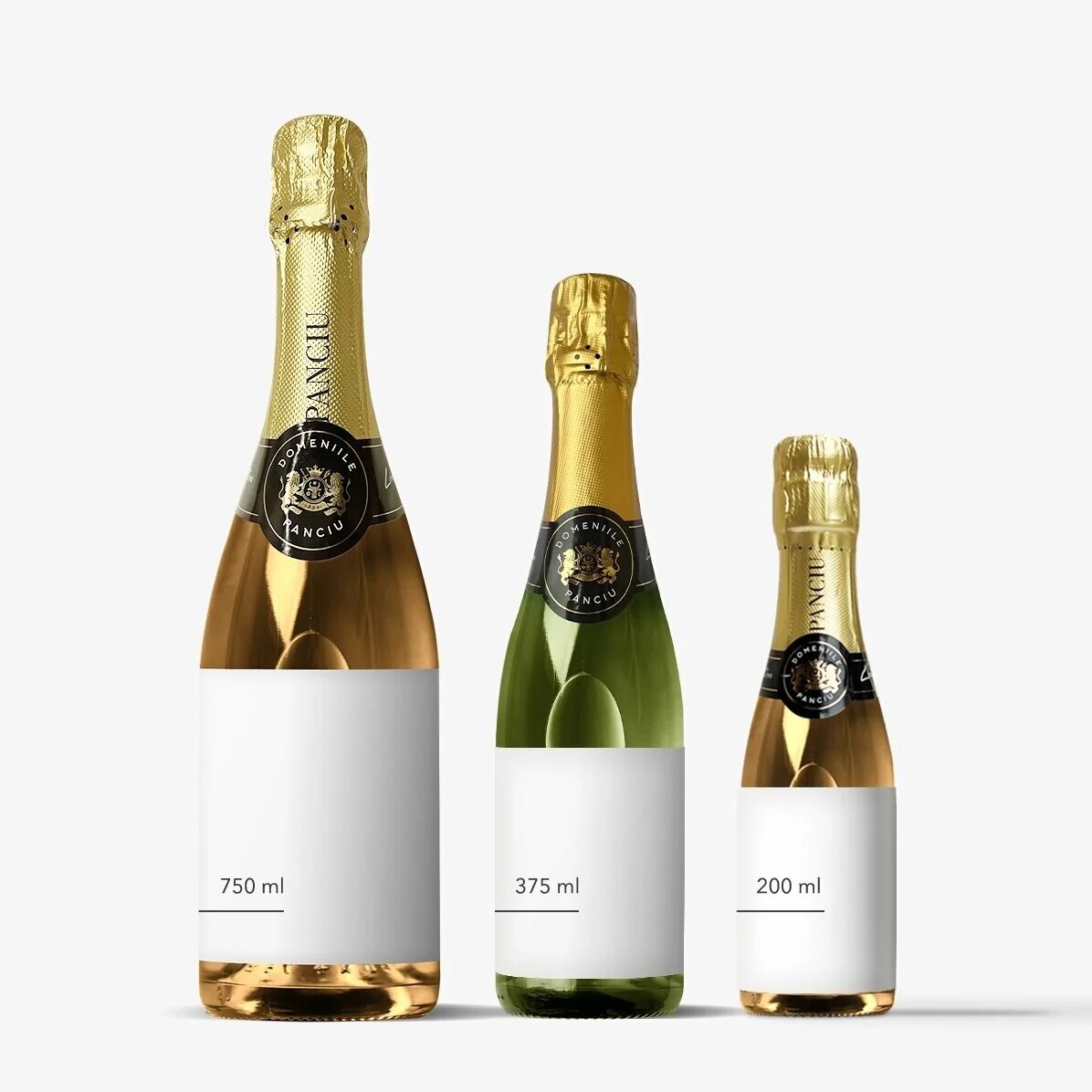 Personalised sparkling wine with text - Elf